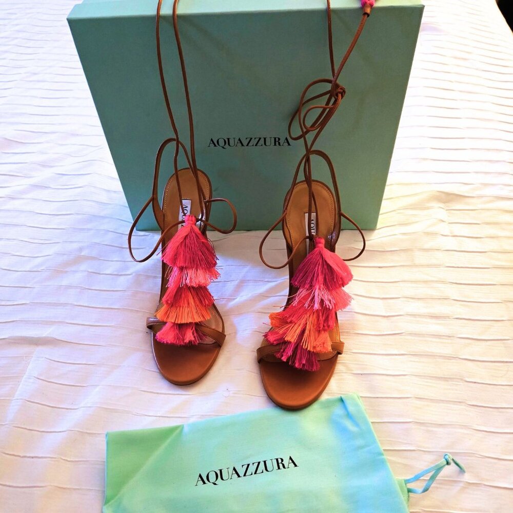 Aquazzura Capri Tassel 105